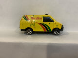 Yellow Vaction Trip Van Unbranded Loose Diecast Car