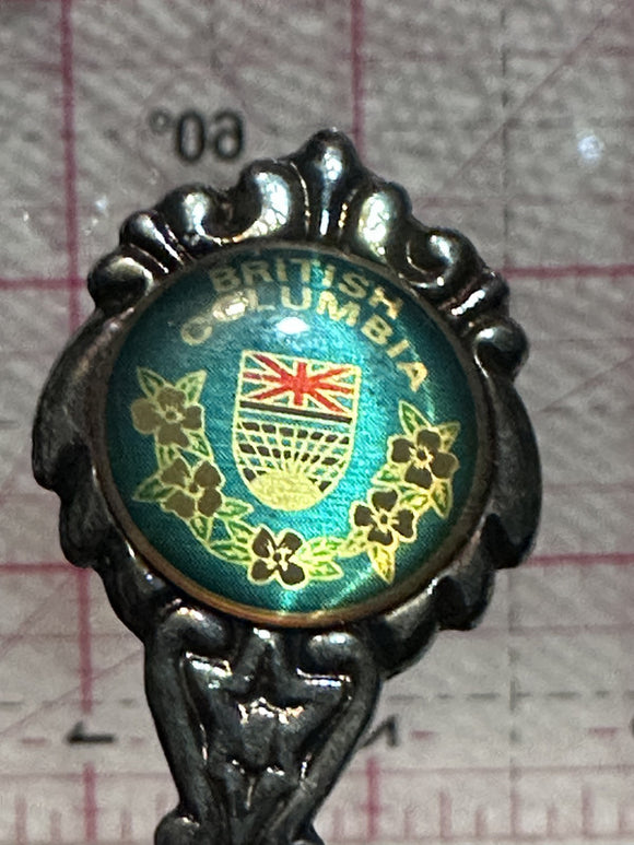 British Columbia Crest Emblem  Souvenir Spoon