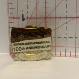 Northern Alberta Pioneers & DA 100th Anniversary 1984 1994 Lapel Hat Pin