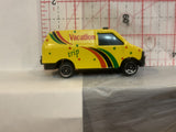 Yellow Vaction Trip Van Unbranded Loose Diecast Car