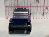 Blue Willys Jeep 1/52 H23 2009  Matchbox Diecast Car