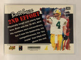 # 245 Brett Favre 2nd Effort 1996 Score Football Card