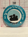 Join the Campaign to End Childhood Hunger Logo Button Pinback