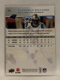 # 20 Deangelo Williams Carolina Panthers 2008 Upper Deck Football Card