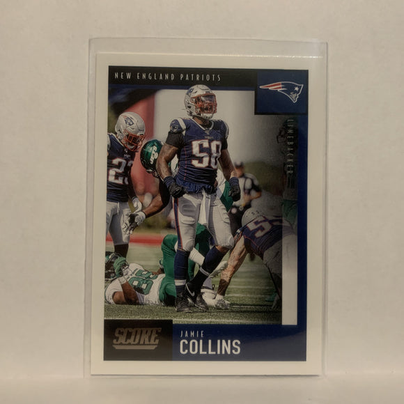 #27 Jamie Collins New England Patriots 2020 Score Football Card LD