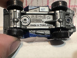 Blue Willys Jeep 1/52 H23 2009  Matchbox Diecast Car