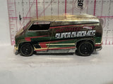 Gold Suer Chromes Custom '77 Dodge Van 2018 N4433 M29 Hot Wheels Diecast Car