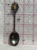 Aloha Hawaii Beach Volcano Stuart Silver Plated  Souvenir Spoon