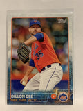 # 263 Dillon Gee New York Mets 2015 Topps Series One Baseball Card
