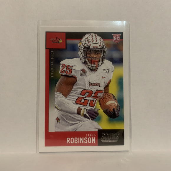 #382 James Robinson Rookie Illinois State Redbirds 2020 Score Football Card LD