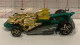 Green Golden Draggin Tail Hot Wheels Toy Diecast Car