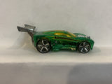 Green Paradigm Shift Hot Wheels Loose Diecast Car