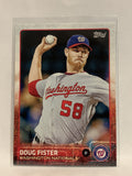 # 109 Doug Fisher Washington Nationals 2015 Topps Series One Baseball Card