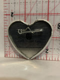 Ready to Go Pizza Heart Button Pinback