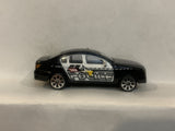 Black White Police Car Unbranded Loose Diecast Car