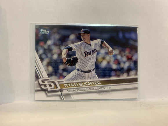 #610 Ryan Buchter San Diego Padres 2017 Topps Series 2 Baseball Card MY