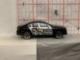 Black White Police Car Unbranded Loose Diecast Car