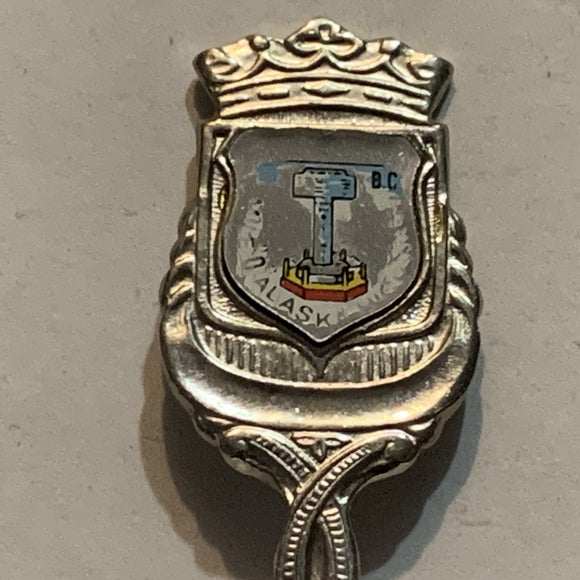 Mile 0 Alsaka BC Collectable Souvenir Spoon AX