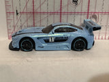 Blue '16 Mercedes-AMG GT3 FJV46 M08 2017 Hot Wheels Diecast Car