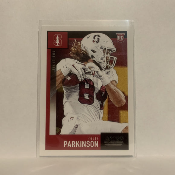 #403 Colby Parkinson Rookie Stanford Cardinals 2020 Score Football Card LE