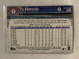 # 50 Yu Darvish Texas Rangers 2015 Topps Series One Baseball Card
