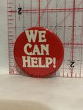 We Can Help The People at Pacific Power Button Pinback