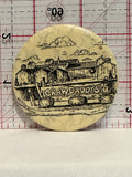 Crawdaddy's Drawing Art Button Pinback
