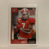 #377 D'Andre Swift Rookie Georgia Bulldogs 2020 Score Football Card LE