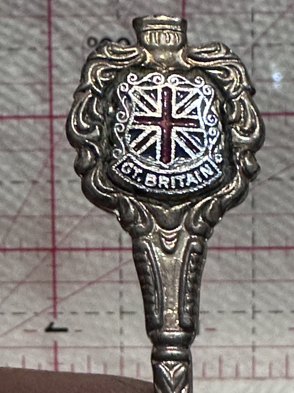 Great Britain Crest Emblem  Souvenir Spoon