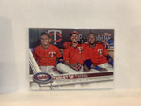 #590 Triplet of Twins Checklist Minnesota Twins 2017 Topps Series 2 Baseball Card MY