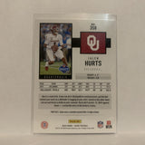 #358 Jalen Hurts Rookie Oklahoma Sooners 2020 Score Football Card LE
