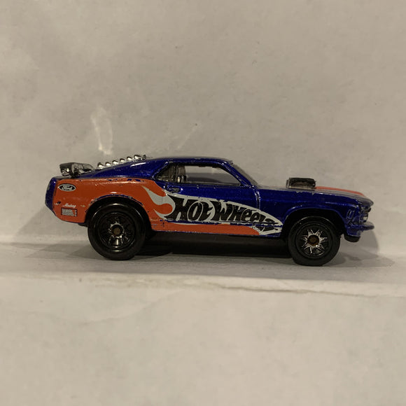 Blue Mustang Mach 1 1997 Hot Wheels Diecast Car FO GwynnSportscards