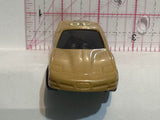 Gold Chevrolet Corvette 2000 Irwin BKC Diecast Car