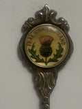 Frae Bonnie Scotland Thistle Flower Souvenir Spoon
