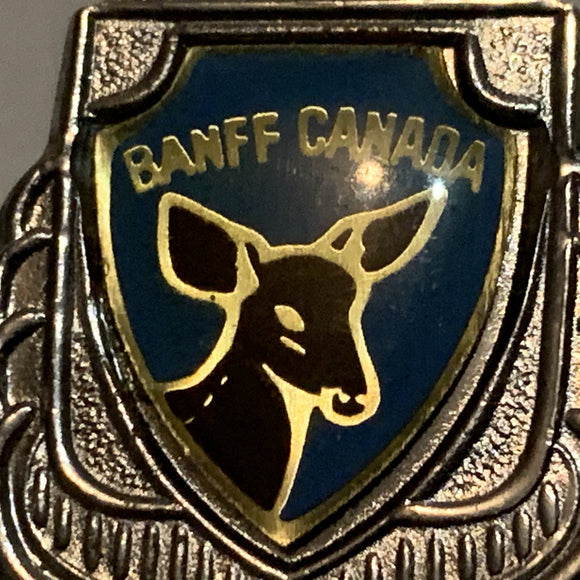 Banff Canada Deer Collectable Souvenir Spoon AY