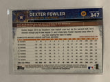 # 347 Dexter Fowler Houston Astros 2015 Topps Series One Baseball Card
