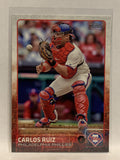 # 233 Carlos Ruiz Philadelphia Phillies 2015 Topps Series One Baseball Card