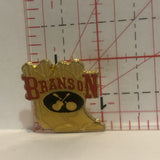 Branson Missouri Cowboy Boots Guitar Lapel Hat Pin