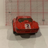 Red Corvette Grand Sport Hot Wheels Diecast Car FO