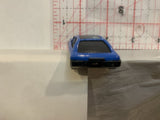 Blue Police Racer  Unbranded Loose Diecast Car