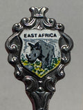 East Africa Rhino  Souvenir Spoon