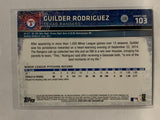 # 103 Guilders Rodriguez Rookie Texas Rangers 2015 Topps Series One Baseball Card