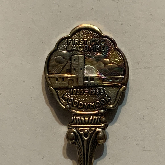 Woodynook First CRC Lacombe 1935 1985 Collectable Souvenir Spoon AY