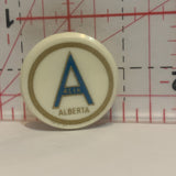A Alix Alberta Logo Lapel Hat Pin