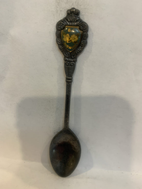 BC British Columbia Dogwood Flower Souvenir Spoon