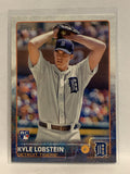 # 312 Kyle Lobstein Rookie Detroit Tigers 2015 Topps Series One Baseball Card