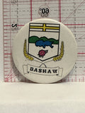 Bashaw Crest Emblem Alberta Button Pinback
