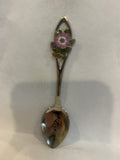 Banff Alberta Wild Rose Souvenir Spoon