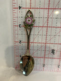 Banff Alberta Wild Rose Souvenir Spoon