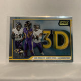#3D-EMM Thomas Peters Humphrey Baltimore Ravens 2020 Score Football Card LF